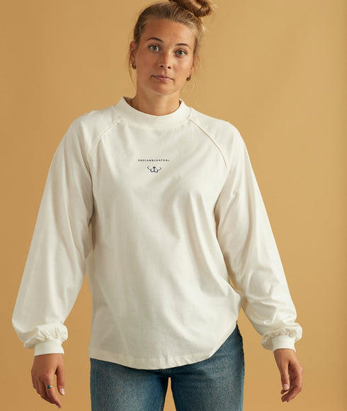11059 | Love Gentian Esther Women'S Ls Tee | Off White
